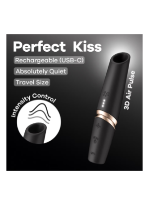 Stimulateur clitoridien de voyage Perfect Kiss Satisfyer - CC597872
